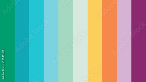Colorful Vertical Stripes Background Vector Illustration