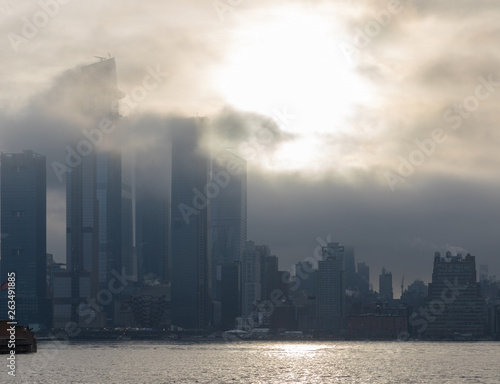 Misty New York Morning | View Across The Hudson | New York | USA