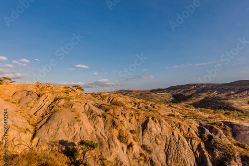 Chicamocha Canyon from Mesa de Los Santos landscapes andes mountains Santander in Colombia South America photo