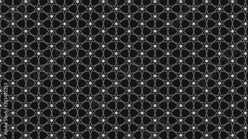 Black Seamless Star Pattern