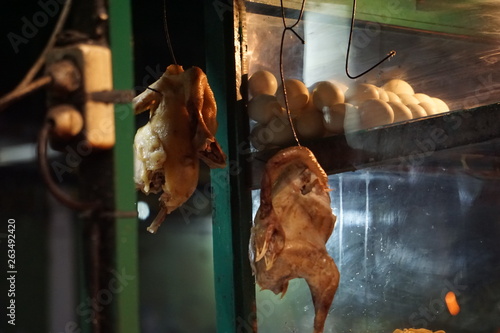 Hanging Fried Chicken