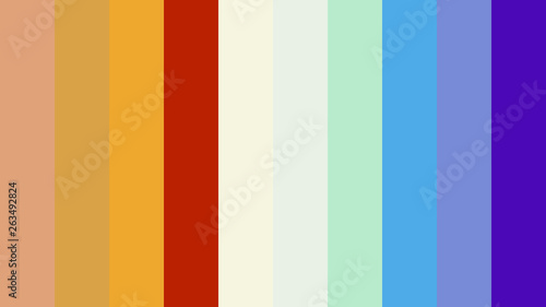 Colorful Vertical Stripes Background Vector Illustration