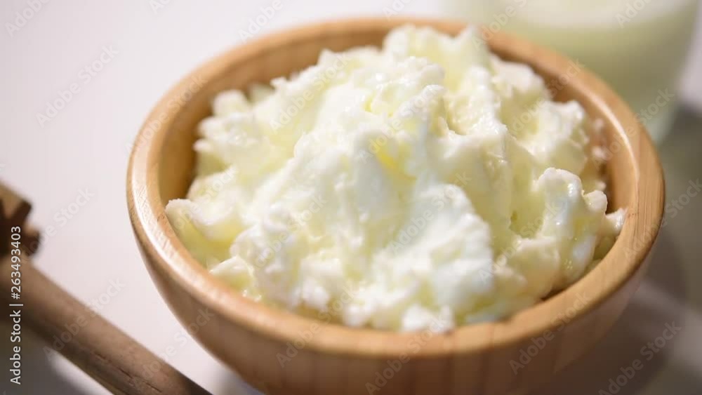 Homemade white Butter or desi Makhan/Makkhan in Hindi, served in a bowl. selective focus Homemade white Butter or desi Makhan/Makkhan in Hindi, served in a bowl. selective focus