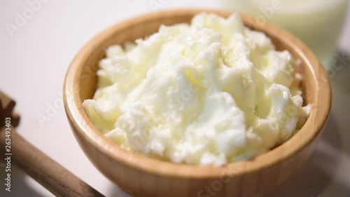 Wallpaper Mural Homemade white Butter or desi Makhan/Makkhan in Hindi, served in a bowl. selective focus Torontodigital.ca