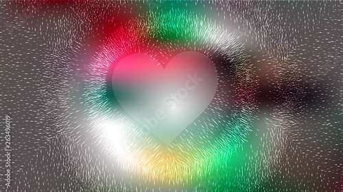 Colorful Love Background