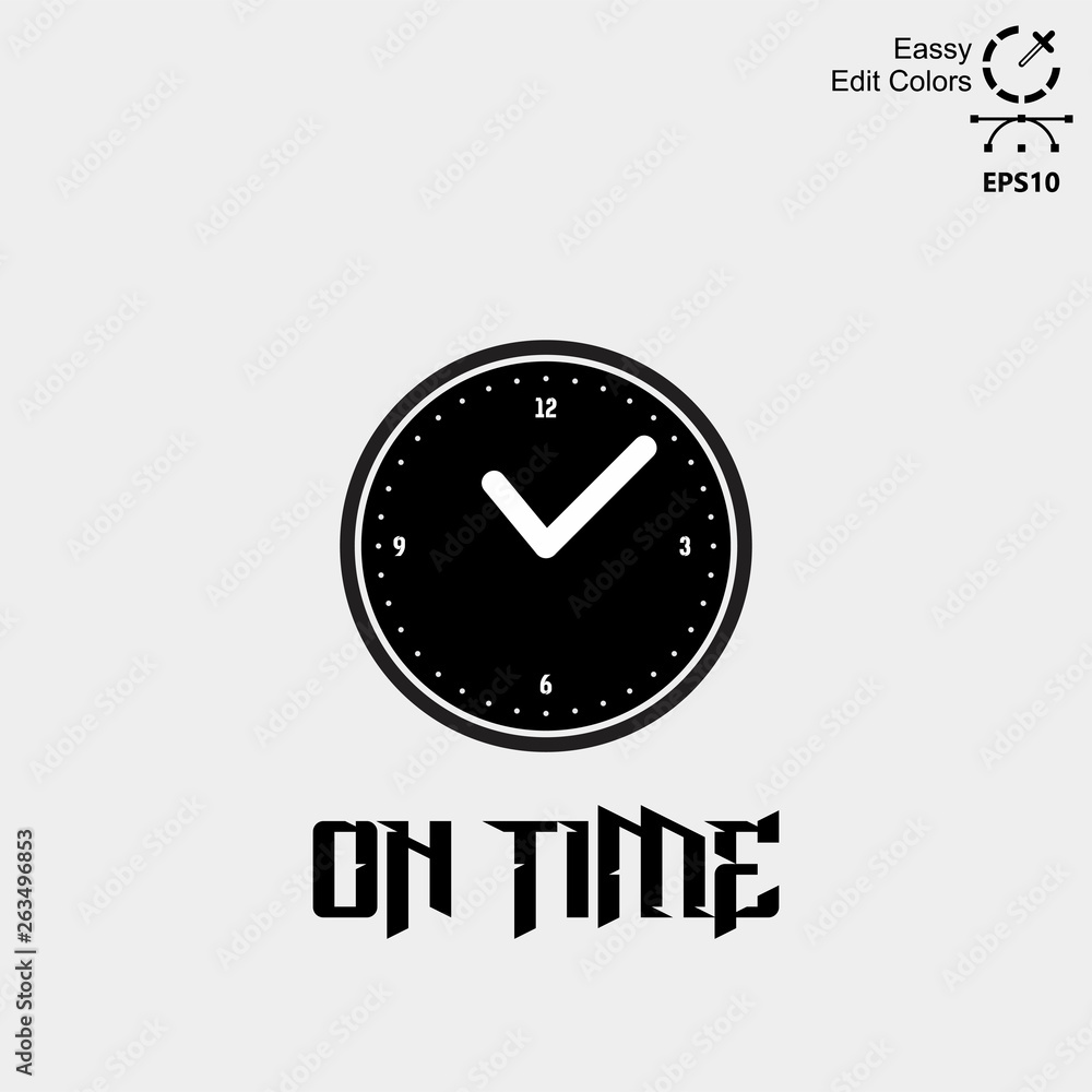 Alarm clock icon. Flat style - stock vector. - Vector Alarm clock icon. Flat style - stock vector. - Vector