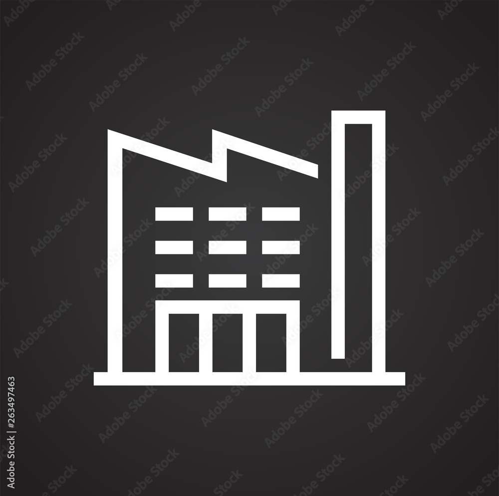 Building line icon on background for graphic and web design. Simple vector sign. Internet concept symbol for website button or mobile app. Building line icon on background for graphic and web design. Simple vector sign. Internet concept symbol for website button or mobile app.