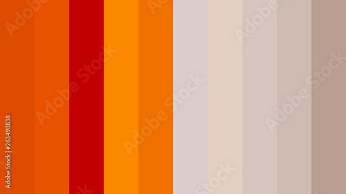 Orange and White Vertical Stripes Background Vector