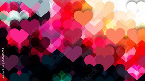 Dark Color Valentines Background