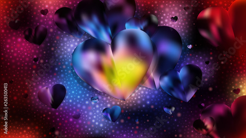 Dark Color Valentines Background
