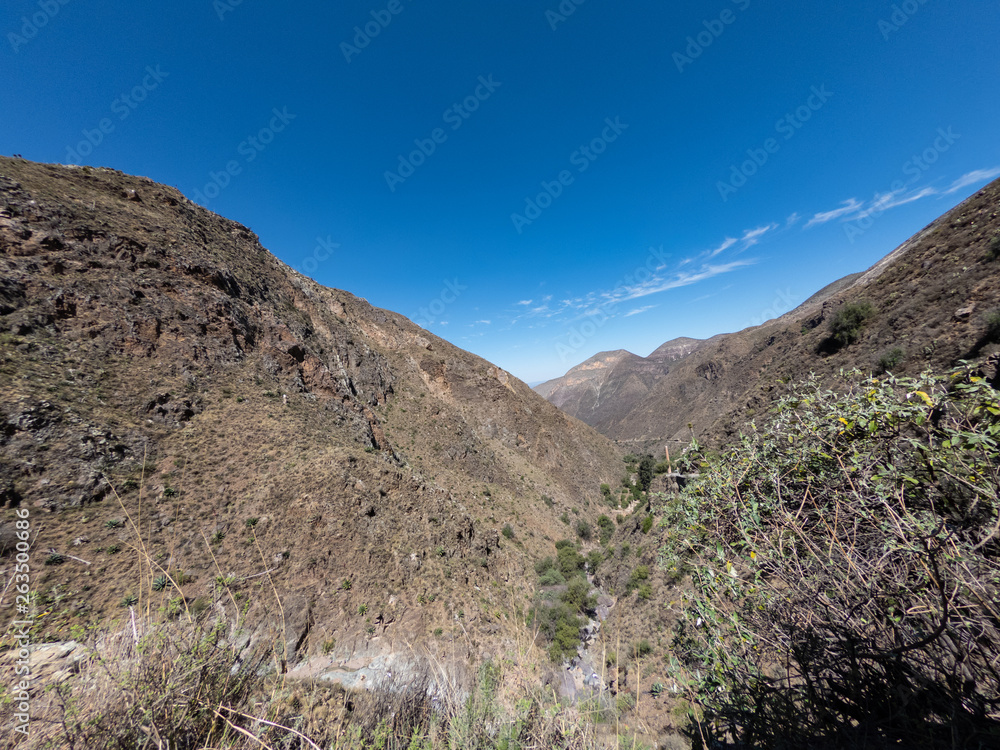 Deset Valley of Real de catorce in Mexico