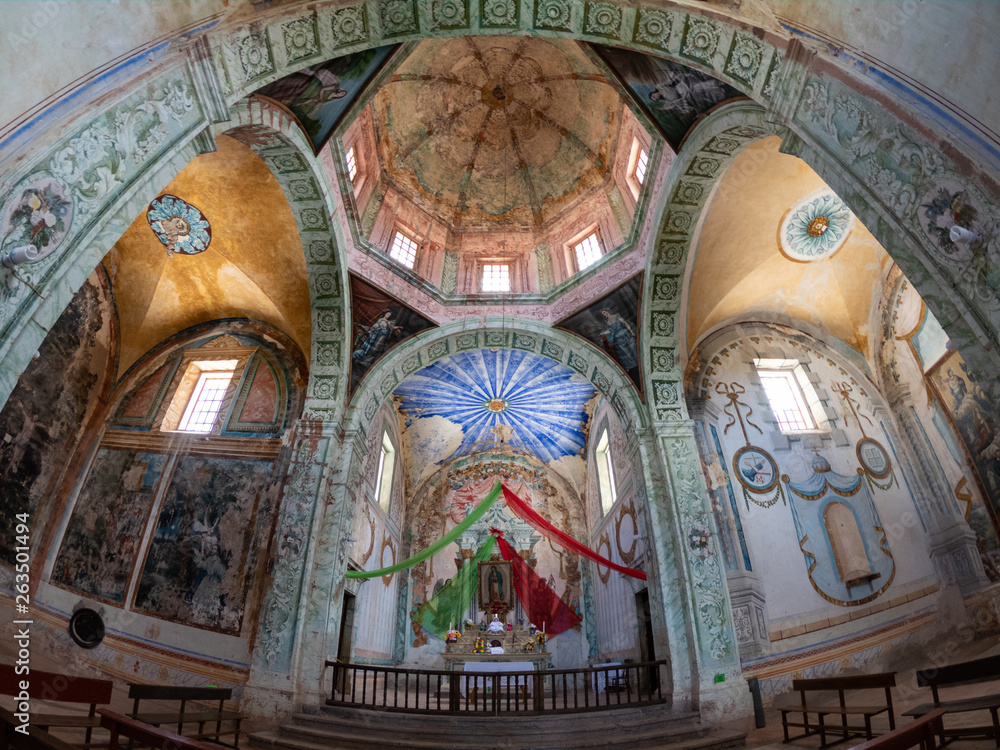 Ancient church in Mexican town Real de 14 Ancient church in Mexican town Real de 14