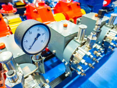 The gauge pressure of the p...