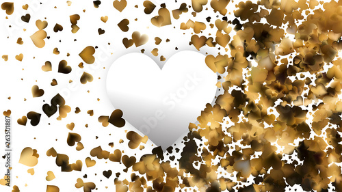 Gold Love Background