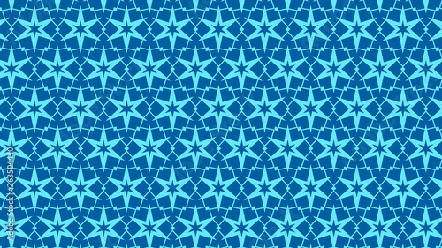 Blue Stars Pattern Background Illustration