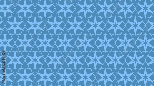 Blue Seamless Stars Pattern Image