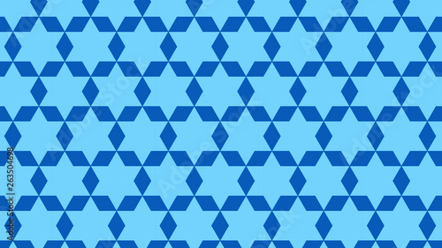 Blue Star Background Pattern