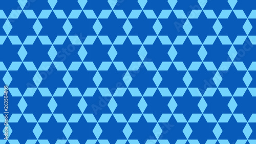 Blue Seamless Star Pattern