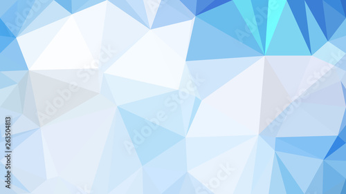 Blue and White Low Poly Background