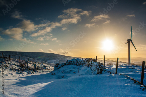 Snow in the Calder Valley photo