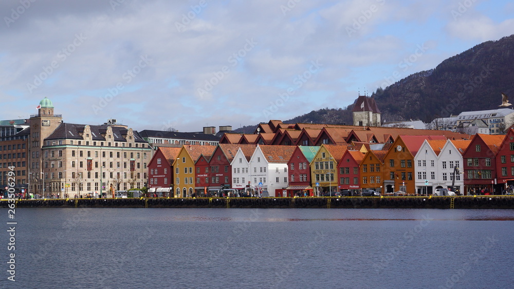 Fototapeta premium stadt bergen ,norwegen