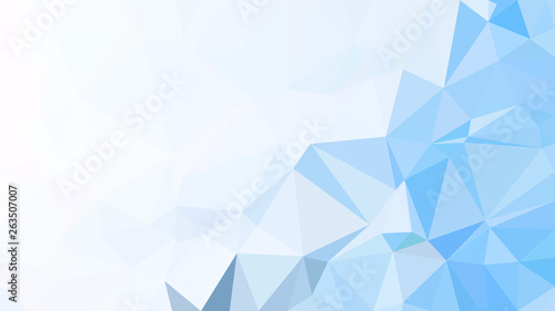 Blue and White Polygonal Background Design
