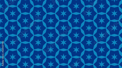 Blue Star Background Pattern