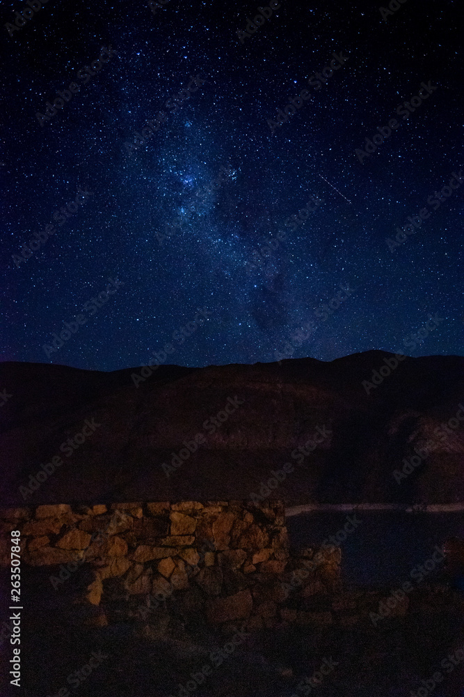 Fotografía Nocturna de estrellas  Norte de Chile