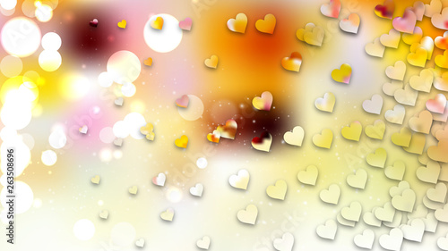 Light Color Valentines Background Image