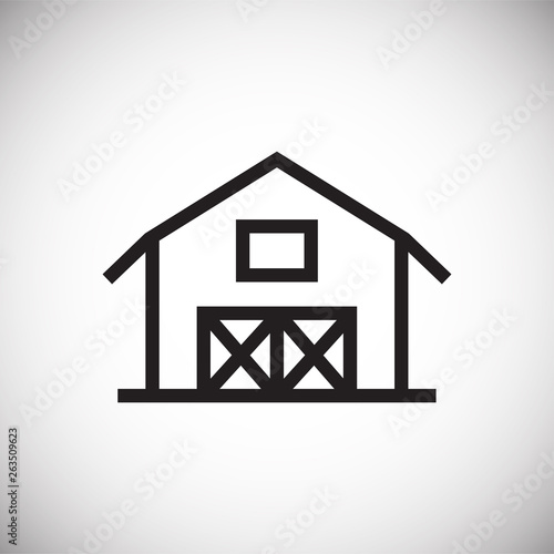 Building line icon on background for graphic and web design. Simple vector sign. Internet concept symbol for website button or mobile app.