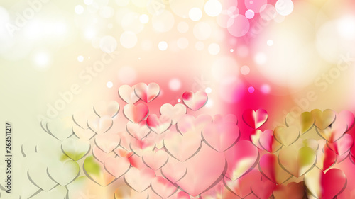 Light Color Valentines Day Background Illustrator