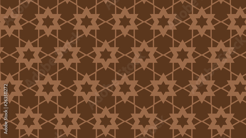 Brown Star Pattern