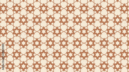 Brown Seamless Star Pattern