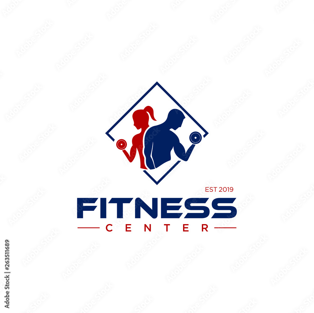 Fitness Center Logo Design .Fitness Gym Logo Fitness Center Logo Design .Fitness Gym Logo