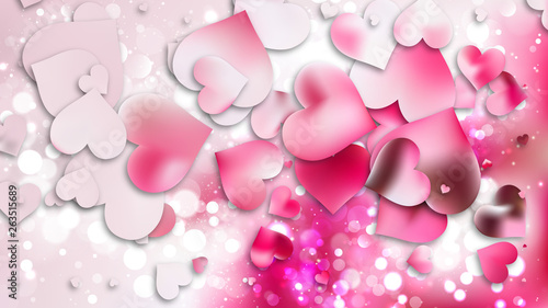 Light Pink Valentines Background