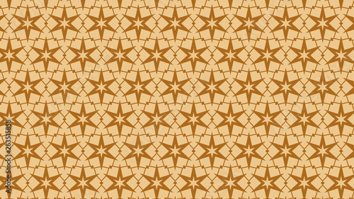 Brown Star Background Pattern