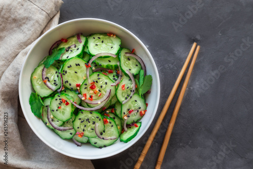 Asian cucumber salad