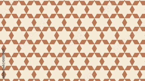 Brown Stars Background Pattern