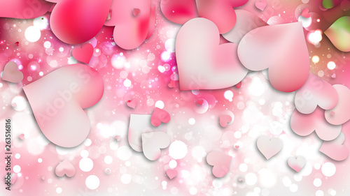 Light Pink Valentines Background
