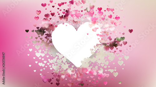 Light Pink Valentine Background