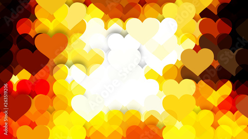 Orange Valentines Background Image
