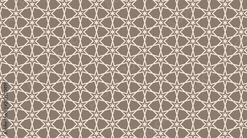Brown Seamless Star Pattern Background