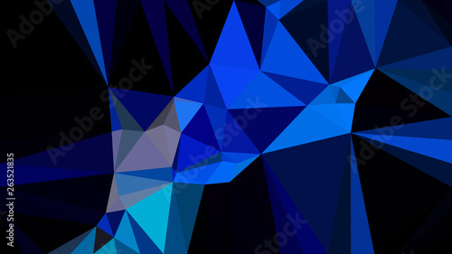 Cool Blue Polygon Background Vector