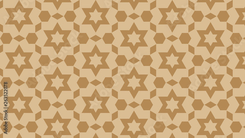 Brown Star Pattern