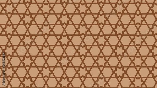 Brown Stars Pattern
