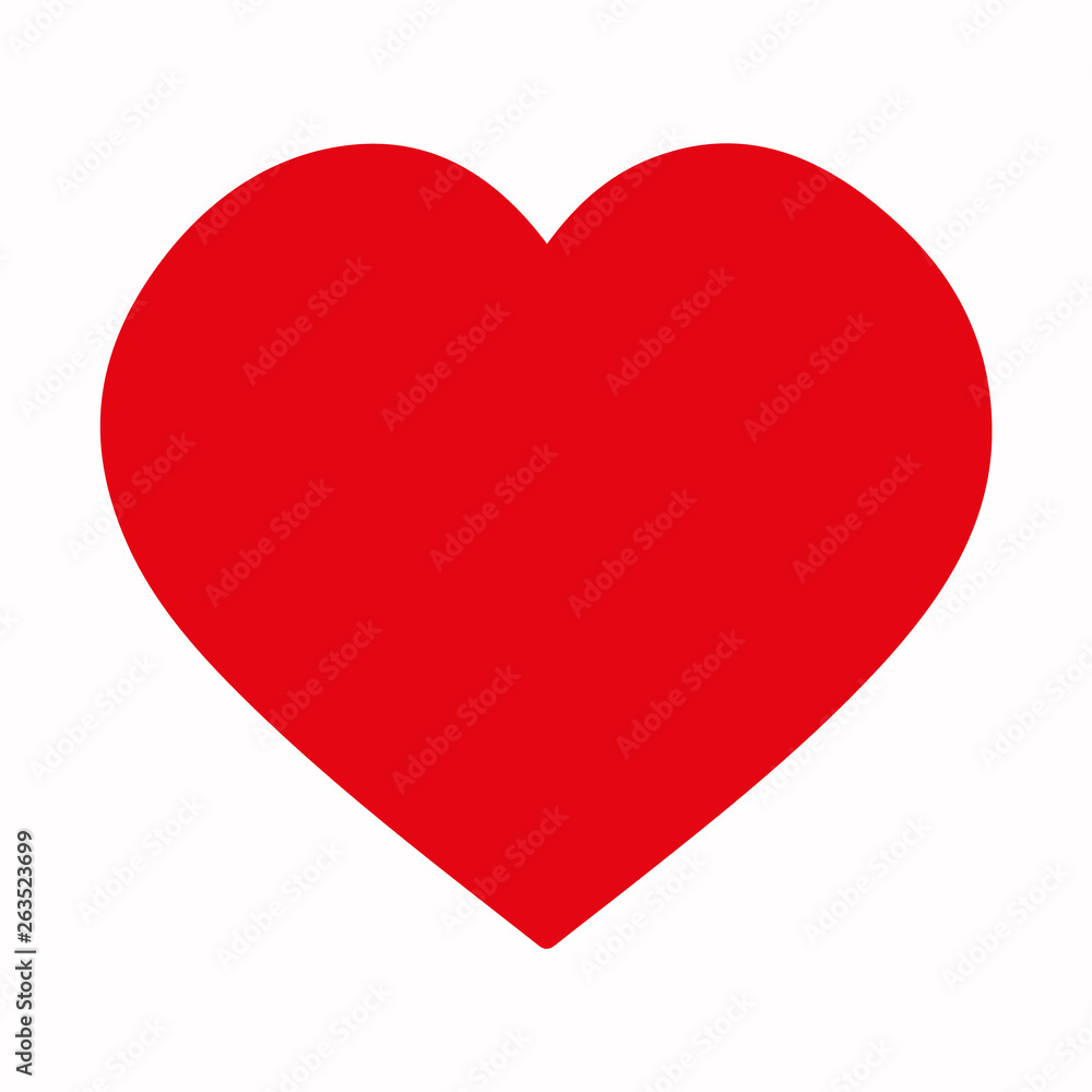 Heart Icon Vector eps10. Love symbol. Valentine's Day sign, emblem isolated on white background. heart sign