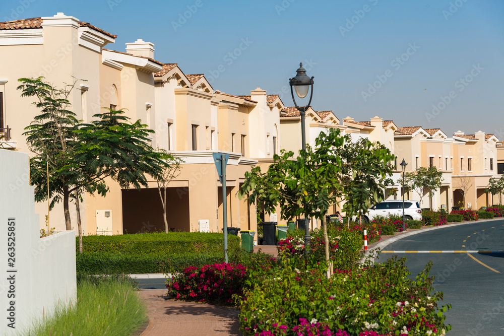 Luxury villa compound gated community residential development