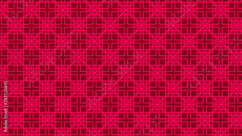 Folly Pink Geometric Square Background Pattern Vector Illustration