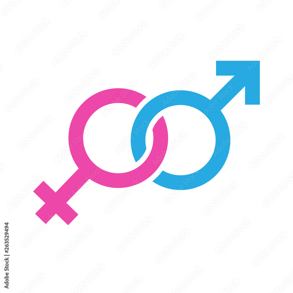 Gender icon on background for graphic and web design. Simple vector sign. Internet concept symbol for website button or mobile app. Gender icon on background for graphic and web design. Simple vector sign. Internet concept symbol for website button or mobile app.