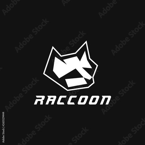 raccoon head logo